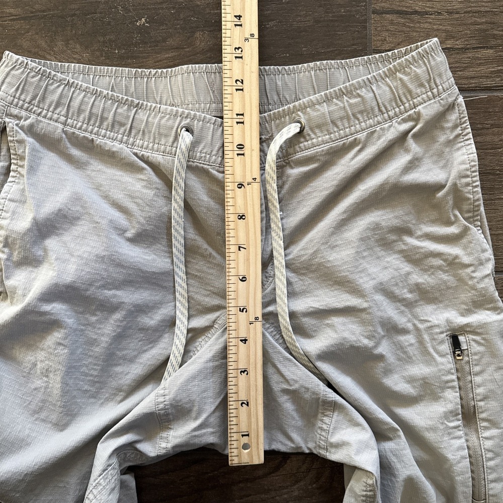 Vuori Men's Small Ripstop Pants Tan Drawstring Zip Pocket 29x30 V412 - Picture 5 of 9